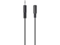 Belkin F3Y112bf3M-P Jackplug Audio Aansluitkabel [1x Jackplug female 3,5 mm - 1x Jackplug male 3,5 mm] 3.00 m Zwart