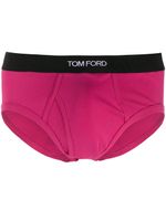 TOM FORD slip à bande logo - Rose