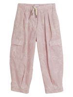 Brunello Cucinelli Kids pantalon cargo à fleurs - Rose - thumbnail