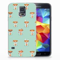 Samsung Galaxy S5 TPU Hoesje Pups