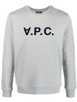 A.P.C. sweat en coton à logo VPC imprimé - Gris