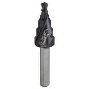 Bosch Accessories 2608588064 HSS Getrapte boor 4 - 12 mm TiAIN Gezamenlijke lengte 50 mm 3 vlakken schacht 1 stuk(s)