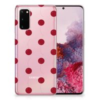 Samsung Galaxy S20 Siliconen Case Cherries - thumbnail