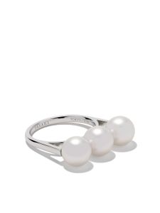 TASAKI bague Collection Line Balance Era en or blanc 18ct - Argent