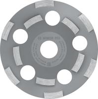 Bosch 1x PRO Abrasive diamantslijpkoppen voor asgat 22,23 en betonslijpmachines (voor Kalk- en zandsteen, Baksteen, Ø 125 mm, Professional Accessoires Betonslijper)