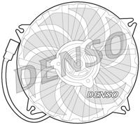 Koelventilatorwiel DENSO, Diameter (mm)385mm, Spanning (Volt)12V, u.a. für Citroën, Fiat, Peugeot - thumbnail