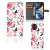 Motorola Moto G22 Hoesje Butterfly Roses