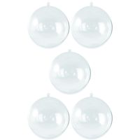 25x Kerstballen om te vullen 7 cm   -