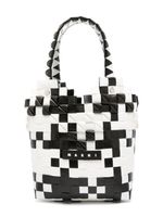 Marni Kids sac cabas Diamond Basket - Noir - thumbnail