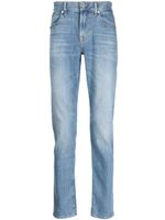 7 For All Mankind mid-rise slim-cut jeans - Bleu