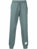 Thom Browne pantalon de jogging à patch logo - Bleu - thumbnail