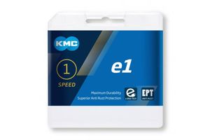 KMC Ketting E1 EPT smal 1/2x3/32, 6.7mm, anti roest, 130 L single speed