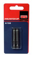 Bahco x2 bits t20 50mm 1/4" dr standard. | 59S/50T20-2P - thumbnail