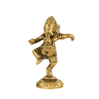 Ganesha Dansend Messing (10 cm)