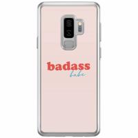Samsung Galaxy S9 Plus siliconen hoesje - Badass babe quote
