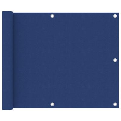 vidaXL Balkonscherm 75x500 cm oxford stof blauw