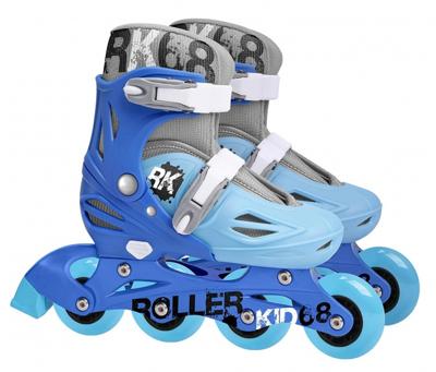 Stamp inlineskates jongens blauw maat 30/33
