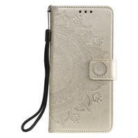 Shop4 - iPhone 12 Pro Hoesje - Wallet Case Mandala Patroon Goud