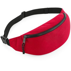 Heuptas/fanny pack rood met verstelbare band   -