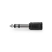 Nedis Stereo-Audioadapter | 6,35 mm Male | 3,5 mm Female | 1 stuks - CAGB23930BK CAGB23930BK - thumbnail