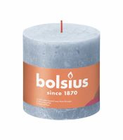 Bolsius kaars rustiek 10x10 cm sky blue - thumbnail