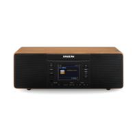 Sangean DDR-66 BT Internetradio met CD-speler Internet, DAB+, FM CD, USB, SD, AUX, Bluetooth, Internetradio Opnamefunctie, Wekfunctie Zwart, Walnoot - thumbnail