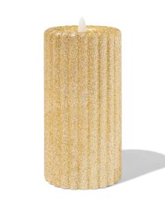 HEMA Led Kaars Glitter Goud (goud)