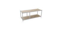 Kastelement 20051 - 46 x 119 x 43 cm. - Alu - Eiken YT49a