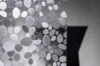 Stones statische raamfolie transparant - 45 cm x 1,5 mtr