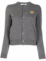 Comme Des Garçons Play cardigan à cœur brodé - Gris