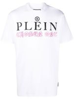 Philipp Plein t-shirt à logo imprimé - Blanc - thumbnail