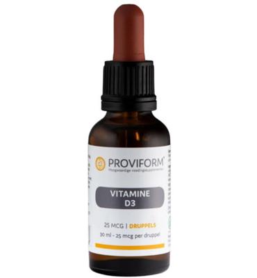 Proviform Proviform Vitamine D3 25mcg Druppels (30ml) Proviform Proviform Vitamine D3 25mcg Druppels (30ml)
