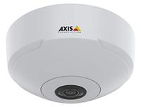 AXIS M3068-P netwerkbewakingscamera, koepel, kleur (dag en nacht), 12 MP, 2880 x 2880, vaste irise, vaste brandpuntsafstand, audio, LAN 10/100, MJPEG, H.264, H.265, MPEG-4 AVC, PoE