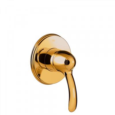 Tres Clasic inbouw 1-weg douchemengkraan goud Tres Clasic inbouw 1-weg douchemengkraan goud