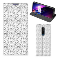 OnePlus 8 Hoesje met Magneet Stripes Dots - thumbnail