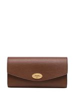 Mulberry porte-monnaie en cuir grainé - Marron - thumbnail