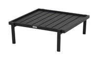 Hartman Outdoor Loungetafel Harry 84 x 80cm - Zwart - Vierkant - thumbnail