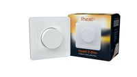 Heatit Z-Dim Inbouw druk-/draai dimmer Wit Z-Wave Plus - thumbnail