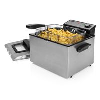 Princess 185000 Friteuse met koudezone 3270 W Zwart, Zilver (mat) - thumbnail