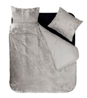 Sleeptime Dekbedovertrek Crystal Velvet Zand-1-persoons (140 x 200/220 cm)