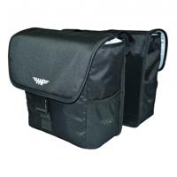 VWP dubbele fietstas Go 32 liter zwart