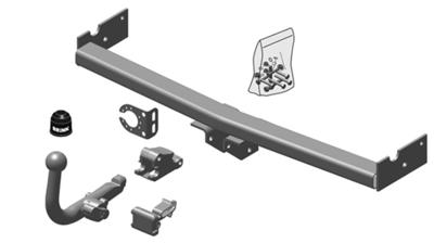 Brink Afneembare Trekhaak (RMC) + kabelset 516047 Brink Afneembare Trekhaak (RMC) + kabelset 516047