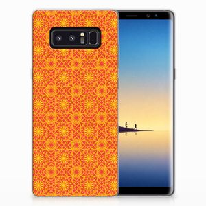 Samsung Galaxy Note 8 TPU bumper Batik Oranje