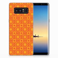 Samsung Galaxy Note 8 TPU bumper Batik Oranje - thumbnail