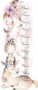 Muursticker - Boho Dieren / Hoogtemaat