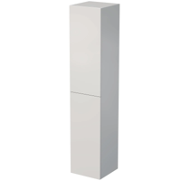 Sub Vito hoge badkamerkast met 2 rechtsdraaiende deuren 35 x 35 x 170 cm, hoogglans wit