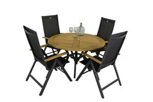 Ronde tuinset Hartman South Wales tafel - Napoli tuinstoelen