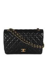 CHANEL Pre-Owned grand sac porté épaule Double Flap 2022 - Noir