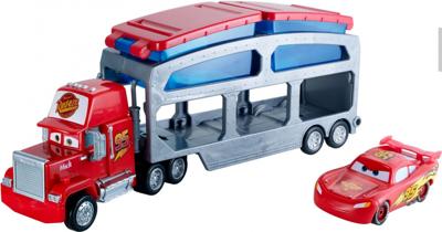 Mattel vrachtwagen Disney Cars Mack Dip & Dunk 25 x 30 cm rood Mattel vrachtwagen Disney Cars Mack Dip & Dunk 25 x 30 cm rood