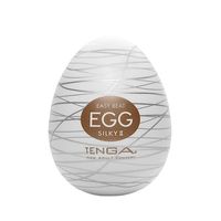 Tenga Egg Silky II Eivormige masturbator Thermoplastische elastomeer (TPE)